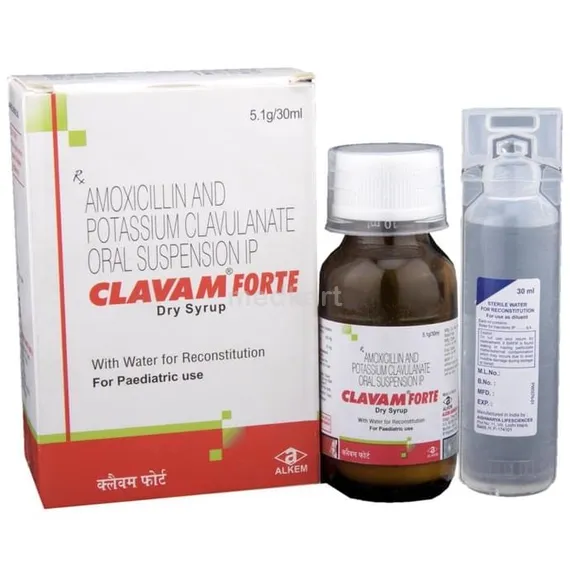 clavam forte dry syrup 30 ml